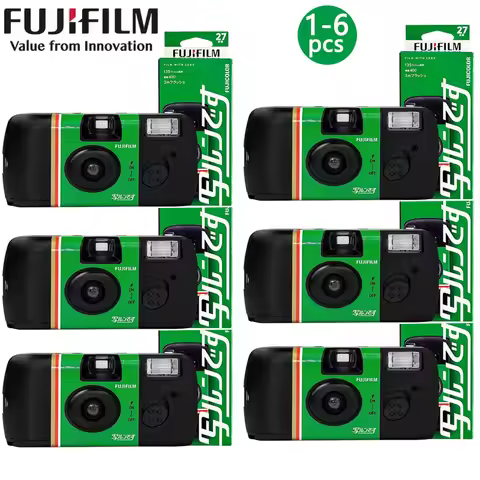 1/3/6 Pcs Fujifilm SIMPLE ACE ISO 400 35mm Power Flash 27 Photo Exposures Single Use OneTime Use Qui