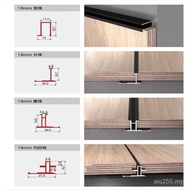 Ya Yang Angle Layering Strip Wooden Baseboard Baseboard Ground I-Shaped Aluminum Card Strip Closing 