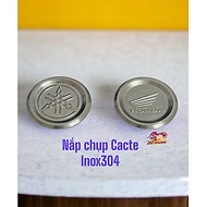 Nắp Che Cacte Inox304 Logo YA và Hon.da gắn nhiều loại xe máy Sirius Wave Dream RSX Jupiter Blade