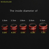 [WillBeRedM] 1pcs Aluminum Alloy Fishing Rod Anti-skid Stop Ring Pole Sleeve Metal Rod Clip O-shaped