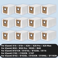 Dust Bag Compatible For Xiaomi Robot Vacuum X10 / X10+ / X20+ / X20 Pro / X20 Max / M30 / M30 Pro / 