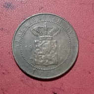 Koin 1 cent Ned. Indie 1 cent 1912 copper TP15sz