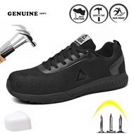 PEAK Safety Shoes Anti-smashing, Non-slip, Stab-proof, Sweat-absorbent, Breathable, Fashionable Cons