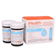 iHealth Blood Glucose Test Strips (50 Count), No Coding Blood Sugar Test, Eligible for FSA Reimburse