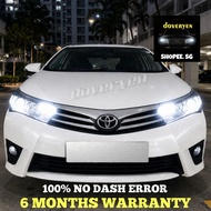Toyota Corolla Altis Gen 11 6500k White LED Headlight / Fog light Bulb - 9005 9006 H7 H8 H11 HB3 T15