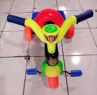 Sepeda Roda Tiga Anak Plastik DS 718 Mainan Sepeda Anak