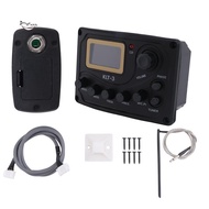 4 Band EQ Equalizer -3 Acoustic Guitar  EQ Preamp with Digital Tuner Guitar Pickup