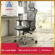 Ergonomic Office Chair - [SG Ready Stock] [ FREE INSTALLATION] Rolling Home Desk Chair with 4D Adjustable Armrest, 3D Lumbar Support - Mesh Computer Chair, Gaming Chairs, Executive Swivel Chair
