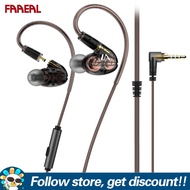 FAAEAL Lafitear LT1 2DD ในหูหูฟังไฮบริดแบบไดนามิกไฮไฟเสียงยกเลิกเบสเพลง IEM หูฟัง2pin ถอดสายเคเบิ้ลช