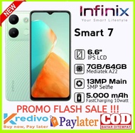 infinix smart7 Ram 7+64(+) smart 7 Ram6+64(+)itrl A60s ram 8+64. garansi