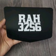 Plate motor /Plate Cristal/ plate Kristal/plate fancy/number motor/plate motor fancy