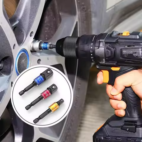 1Set Compact Practical 105 Degree Angle Socket Adapter Power Hand Tool Part Driver Extension Set Scr
