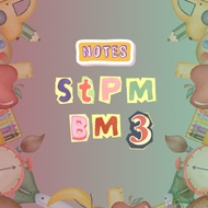 NOTA RINGKAS STPM BM SEM 3