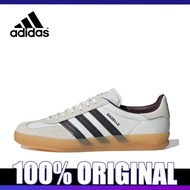 Adidas GAZELLE Grey Black Sneakers Low Cut Indoor Unisex