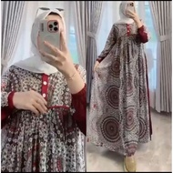 KATUN Ameera Emilia Women's Dress, Premium Casual Rayon Cotton Material, Nursing Dress