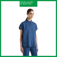 Benetton เสื้อเชิ้ต สำหรับผู้หญิง 5BMLDQ03D