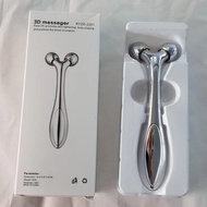 For those who love beauty, facial roller massager, mini portable Y-shaped roller massager, manual 3D