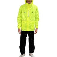 BIKEMATE Rain Suit 802 Fluo Yellow  - ชุดกันฝน