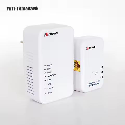 500Mbps Powerline Speed 300Mbps Wireless/Wired Speed Homeplug AV Powerline Ethernet Adapter Wifi Hot