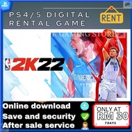 [PS4/5 game]NBA 2K22/Rental Game/Genuine Activation/Playstation/7 Days