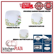 [Corelle Loose] Corelle Square Provence Garden Dinner Plate / Luncheon Plate / Bread&amp;Butter Plate