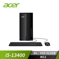 (福利品)宏碁 ACER Aspire 桌上型主機 (i5-13400/8G/512G SSD/400W/W11) TC-1780 i5-13400