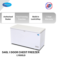 SNOW ( NEW ARRIVAL) FREEZER (GROSS 540L/NET 505L) LY600LD - [FAST &amp; SAFE DELIVERY] SNOW WARRANTY MALAYSIA