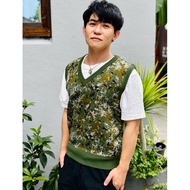 Digital Camouflage Wool Vest