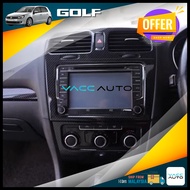 Volkswagen VW Golf MK6 Carbon Fiber Car Player Lining Radio Panel Trim Cover for Golf MK6 2008 - 201
