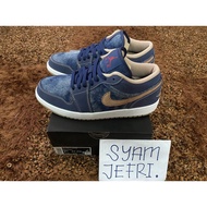 nike air jordan 1 low denim 6.5uk