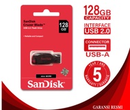 (G) Sandisk Cruzer Blade USB Flashdisk 128gb
