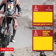 Rally Dakar Stylish Racing Number Sticker for CRF CF Moto GS