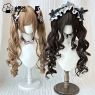 Lolita Wig Female Lolita Tiger Clip Lolita Double Ponytail Wig