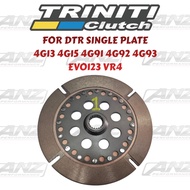 TRINITI DTR REPLACEMENT CLUTCH SINGLE PLATE 4G15 4G18 4G93 MIVEC EVO123 VR4 MITSUBISHI - ORIGINAL