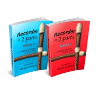 Recorder in 2 Parts | YM Raja Iza Akhmar | Recorder Music Book | 55 Songs | Solo Duet and Ensemble
