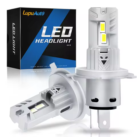 NLpearl 2x 20000LM H4 9003 LED Headlights Canbus Bulb CSP with Fan H4 LED Hi/Lo Beam H7 H11 9005 900