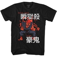 Street Fighter Video Martial Arts Arcade Game Akuma Black Adult T-Shirt Soft Thick Premium