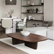 Silent Style Solid Wood Coffee Table Living Room Wooden Table Minimalist Unique Designer Modern Simp