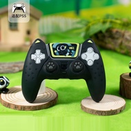 Cute Black Cat Silicone Soft Skin Cover Protector Case For Sony Playstation Dualsense 5 PS5 Game Con