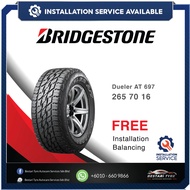 [𝗜𝗻𝘀𝘁𝗮𝗹𝗹𝗮𝘁𝗶𝗼𝗻 𝗣𝗿𝗼𝘃𝗶𝗱𝗲𝗱] 255/70r15 265/70r16 Bridgestone Dueler AT 697 New Tyre Tire Tayar