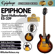Epiphone ES-339 Hollowbody with Double Humbucker (HH) Electric Guitar - Vintage Sunburst ( ES339 / E