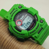 G Shock Frogman GWF 1000 Green Matte Neo Green G shock Green Frogman Green G shock Tide Graph G shoc