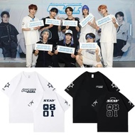 2025 Trend Kpop Stray T Shirt SKZ Cotton T-shirt Straykids Seungmin FELIX HYUNJIN JEONGIN MINHO Shor