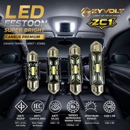 Zyvolt ZC1 Festoon LED Light C5W C10W Car Interior 12/24V S1860 CRI95 CANBUS 4.5W Ceiling Cabin Trun
