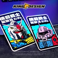 Gundam Ancient Mobile Suit Driver Sticker Tram Motorcycle Car Reflective Sticker