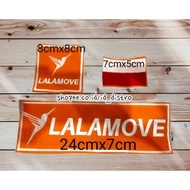 Lalamove DRIVER Embroidered Patch Logo Emblem (Orange Base)