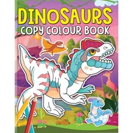 Colouring Book/ Dinosaurs Copy Colour Book for Kids Ages 3-5 Years Fun & Educational Colouring Book 