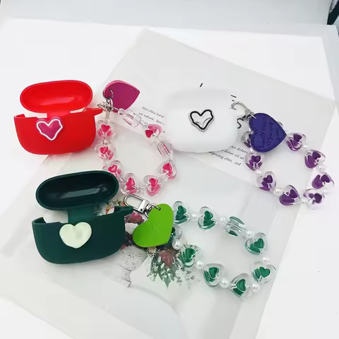 Cute love Earphone Cover For JBL FREE II/T115TWS/ FREE NC/NC2/UA Streak /for Reflect flow pro/ENDURA