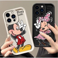 Lovely Mickey Minnie Mouse Casing For Google Pixel 8A 7A 9 Pro XL 7 8 PRO 7Pro Pixel7A Case  Soft Ca