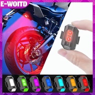 E-WOITD Motorcycle Lights  Strobe Light USB LED Anti-Collision Bike Aircraft Night Flying Mini Flash